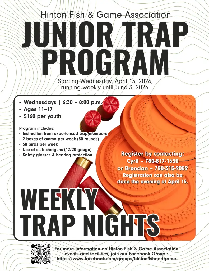 hinton fish and game - junior trap shooting program